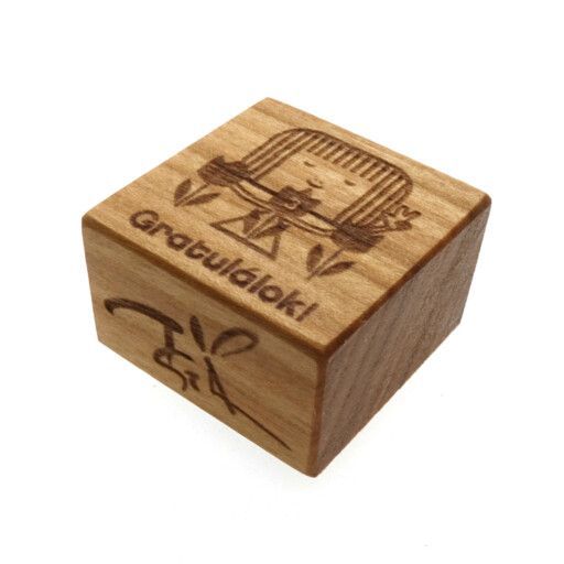 Motivációs Pecsét Tanítóknak - Gratulálok Mateklány - Tulipános