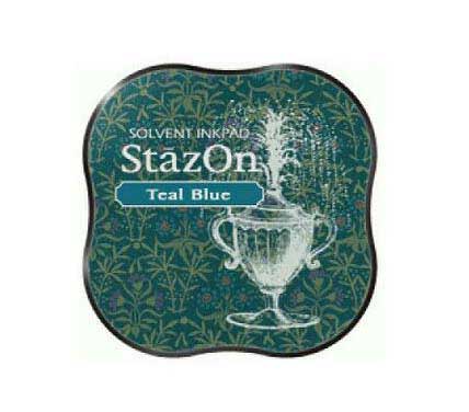 Tsukineko StazOn Midi Teal Blue