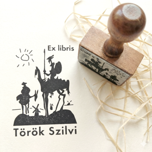 ex-libris-DonQuijote-fapecsét