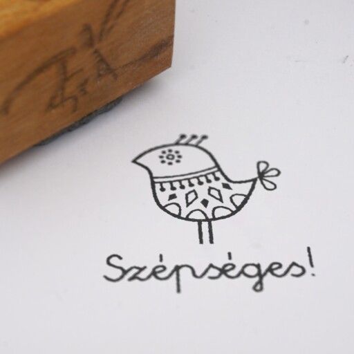 Motivációs Pecsét Tanítóknak - Szépséges! - madár