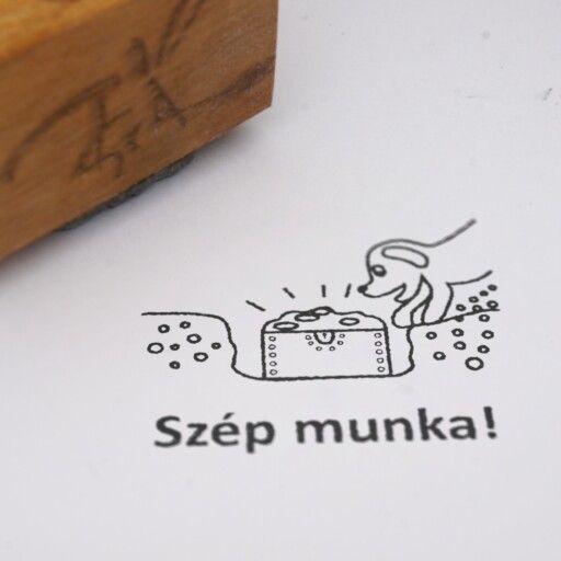 Motivációs Pecsét Tanítóknak - Kutyusos - Szép munka!