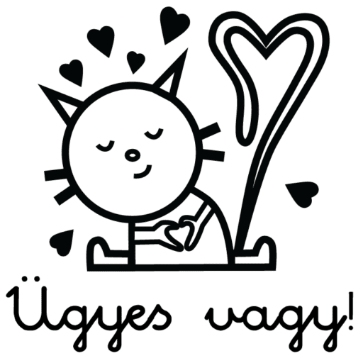 Motivációs Pecsét Tanítóknak - Cica - Ügyes vagy!