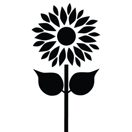 Virág - Napraforgó tömör