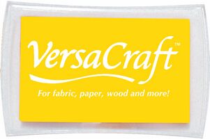 VersaCraft Nagy - Citromsárga - Tintapárna, Textil tintapárna, Tsukineko, VersaCraft, Bélyegzőpárna, Vasalható