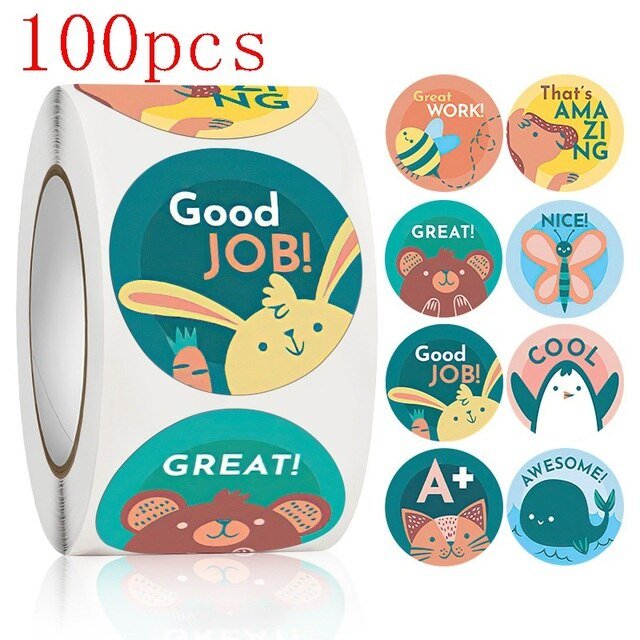 GOOD JOB animals rabbit Butterfly interesting teacher supplies stickers for scrapbooking Korean stationery
