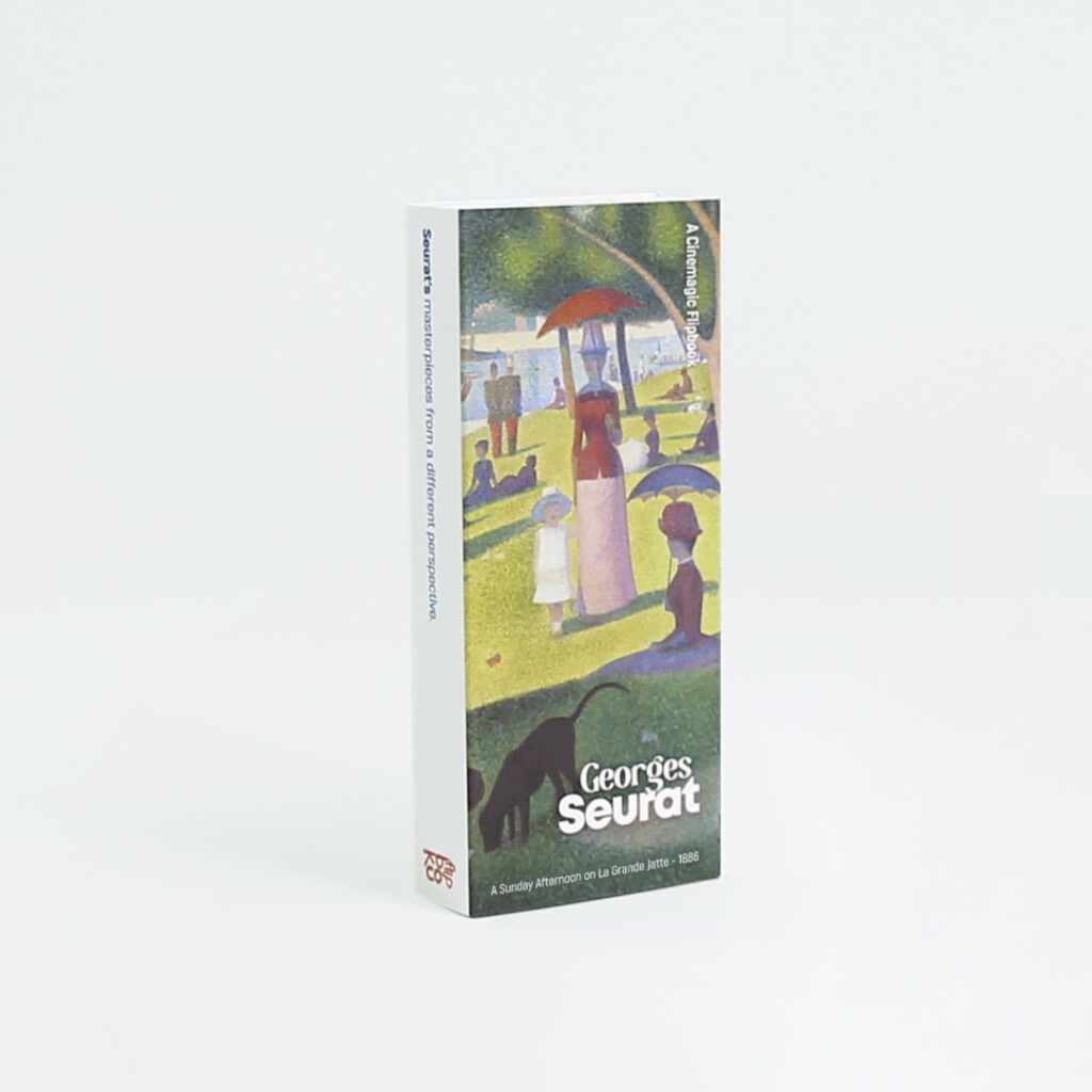 Flipbook - Georges Seurat - flipbook, zsebmozi, festészet, pörgetős füzet, georges seurat, pointillizmus