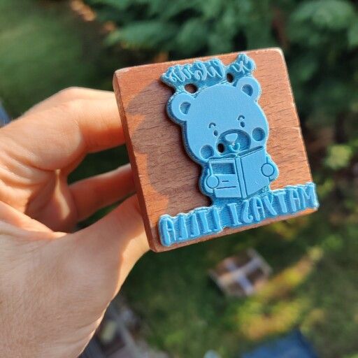 Névre szóló Ex Libris Pecsét / Könyvpecsét - Macis