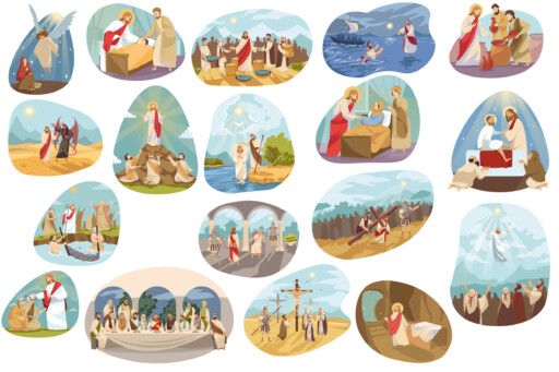 matrica-Jézus élete