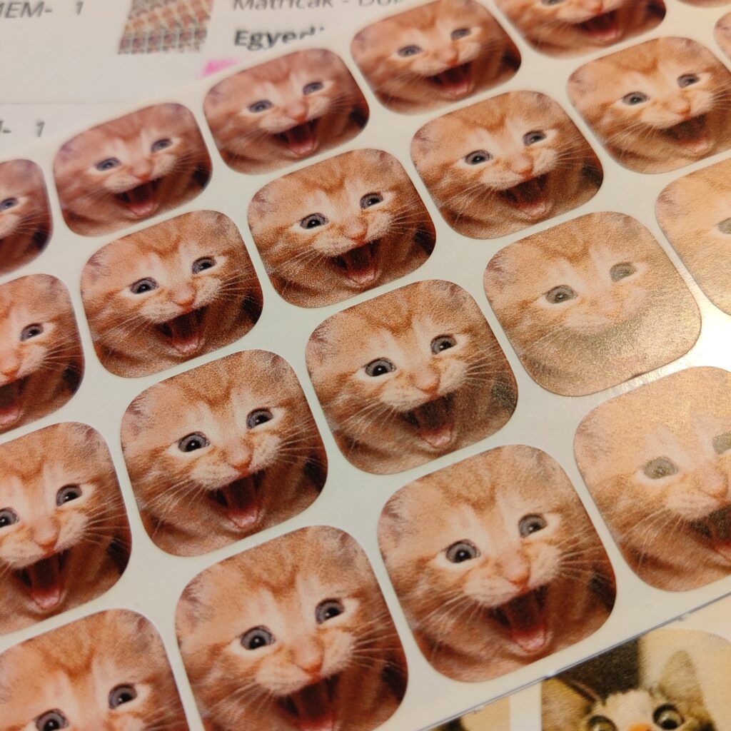 Egyedi matricák gyorsan – kis és nagy tételben - Újdonság