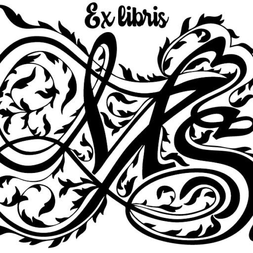 MS-monogramos ex libris pecsét