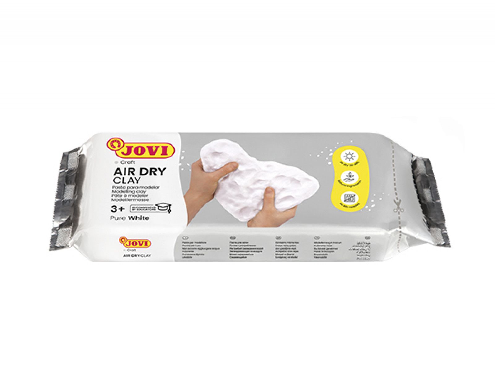 Gyurma - JOVI - Levegőn száradó gyurma - FEHÉR - 500 gr gyurma