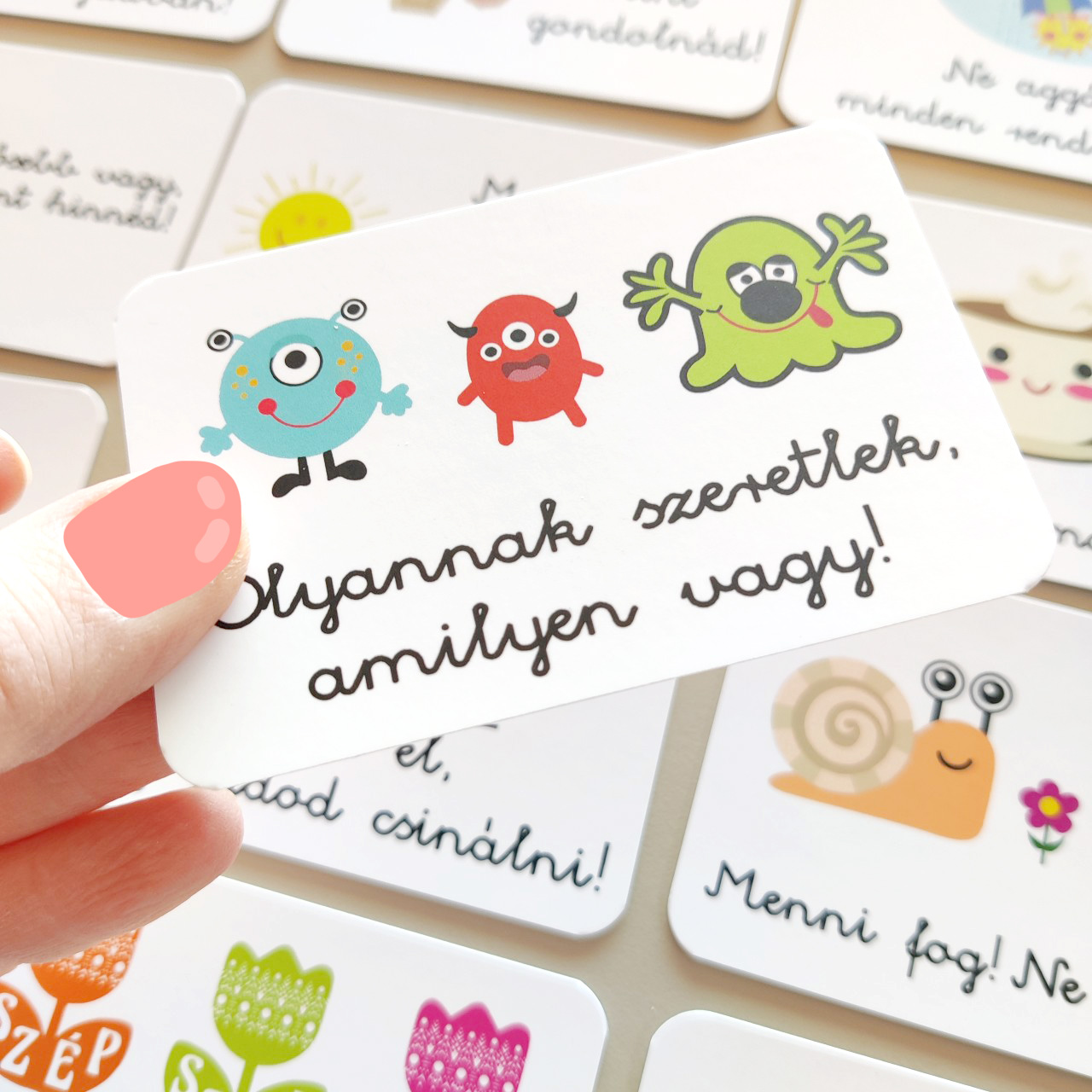 Biztatóka – Motivációs kártyacsomag 1. - fizikai motivációs-kártya